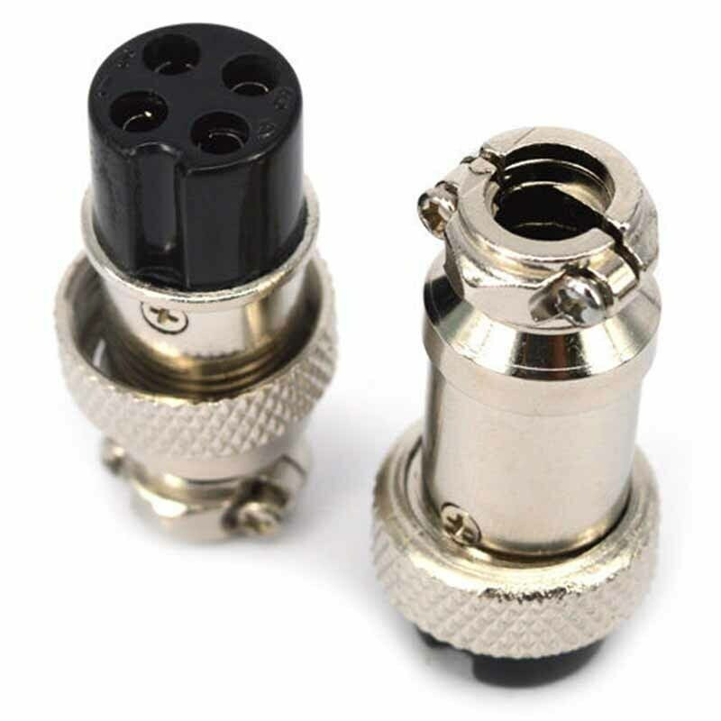 Aviator Connector Kit - ชุดขั้วต่อการบิน GX16-4 แบบ 4 พิน 5