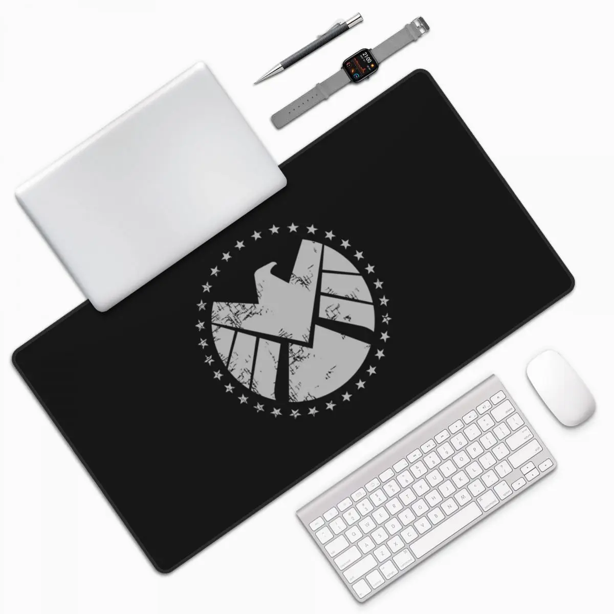 Gaming Keyboard Training - แผ่นรองเมาส์ขนาดใหญ่สำหรับฝึกอบรมพนักงาน แผ่นรองเมาส์คอมพิวเตอร์ แผ่นรองเมาส์สำหรับเล่นเกม พีซี แล็ปท็อป แผ่นรองโต๊ะ