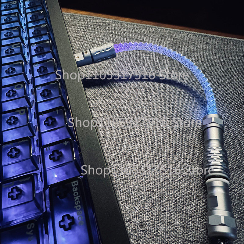 Aviator Connector Kit - สายเชื่อมต่อคีย์บอร์ดแบบกลไก สำหรับแก้ไขข้อบกพร่องที่ไม่ทราบสาเหตุ สายเชื่อมต่อแบบคริสตัลเดี่ยว ทำจากทองแดง สำหรับงานการบิน รุ่น