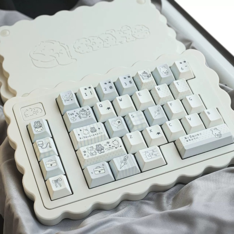 Gaming Keyboard Ergonomic - คีย์บอร์ดแยกส่วน Soda Stack แบบกำหนดเอง ไร้สายสามโหมด บลูทูธ