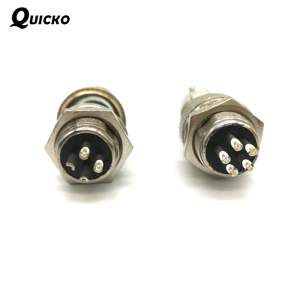 Aviator Connector Kit - เครื่องมืออิเล็กทรอนิกส์ Soldering เหล็ก GX12-5 pins/GX12-4 เชื่อมต่อ