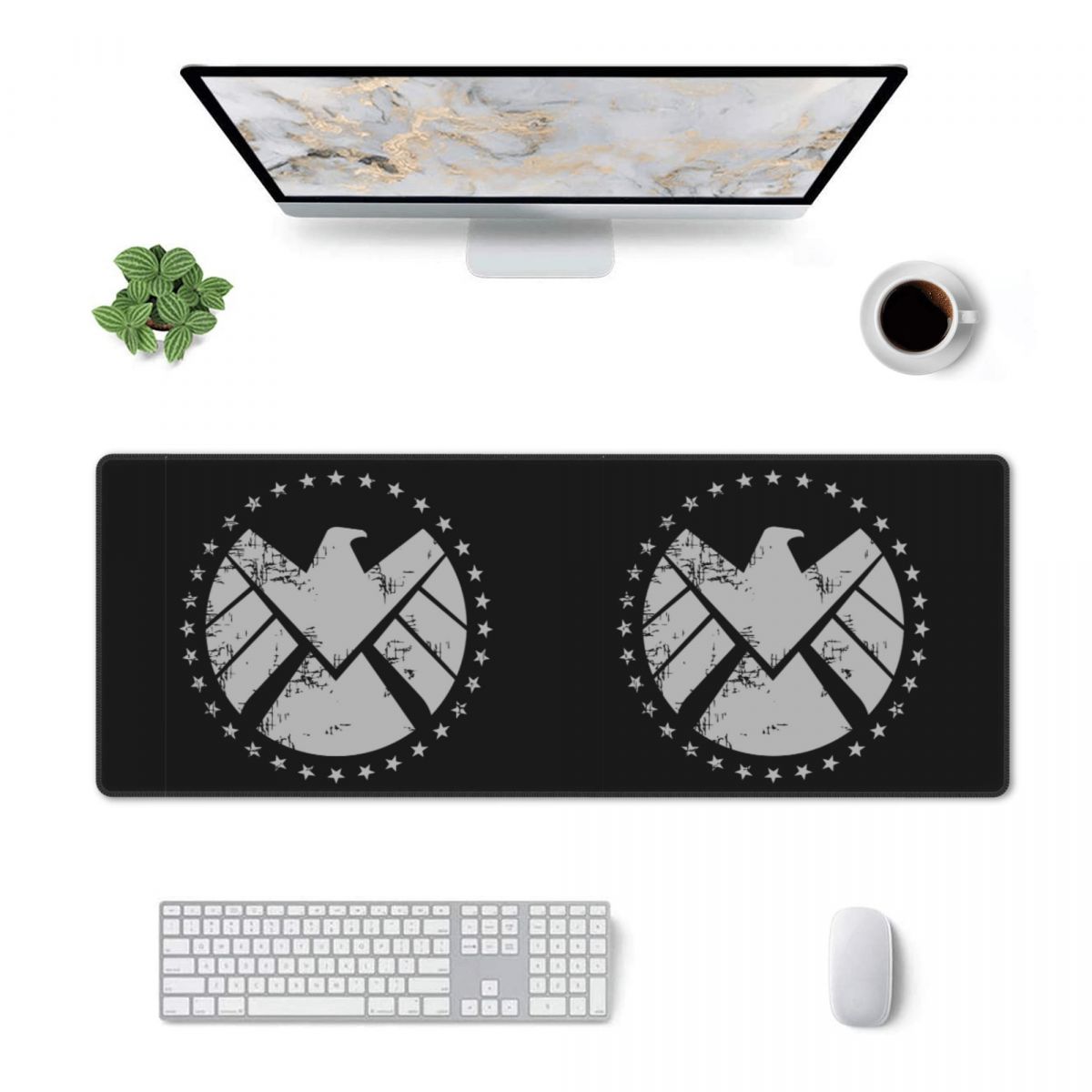 Gaming Keyboard Training - แผ่นรองเมาส์ขนาดใหญ่ แผ่นรองโต๊ะสำหรับเล่นเกมส์ ฝึกซ้อม ทำงาน อุปกรณ์เสริมสำหรับคอมพิวเตอร์ โน้ตบุ๊ก