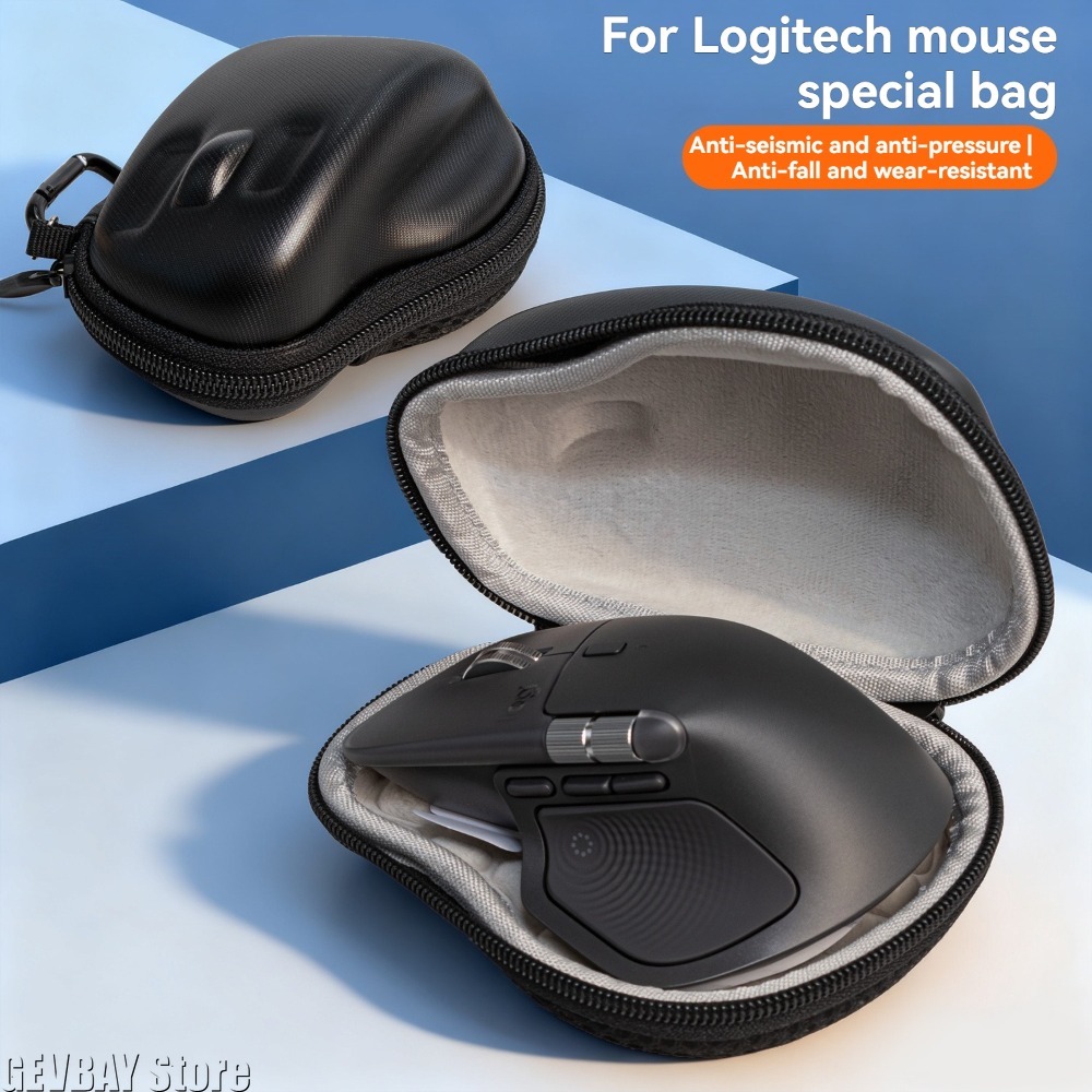 Gaming Keyboard Mouse Wireless - กระเป๋าใส่เมาส์เกมมิ่งไร้สายแบบแข็งสำหรับ Logitech MX Master 4/3S กันน้ำ