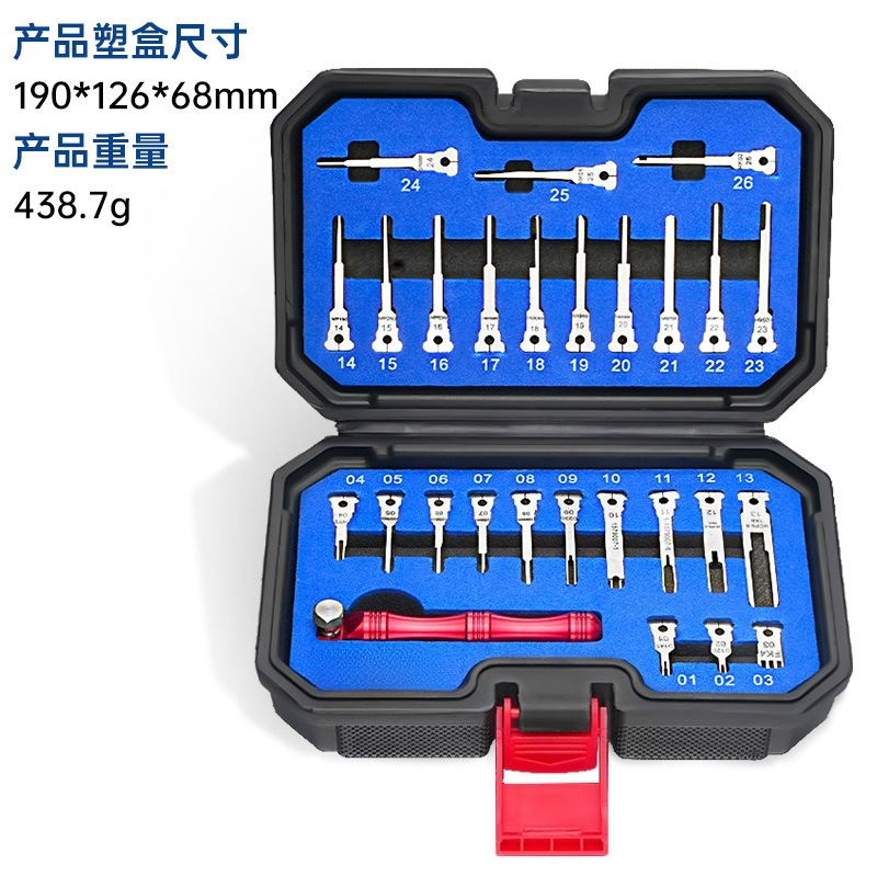 Aviator Connector Kit - ชุดเครื่องมือถอดขั้วต่อสายไฟรถยนต์ 27 ชิ้น, เครื่องมือถอดขั้วต่อสายไฟอากาศยาน, อุปกรณ์ดึงขั้วต่อสายไฟ
