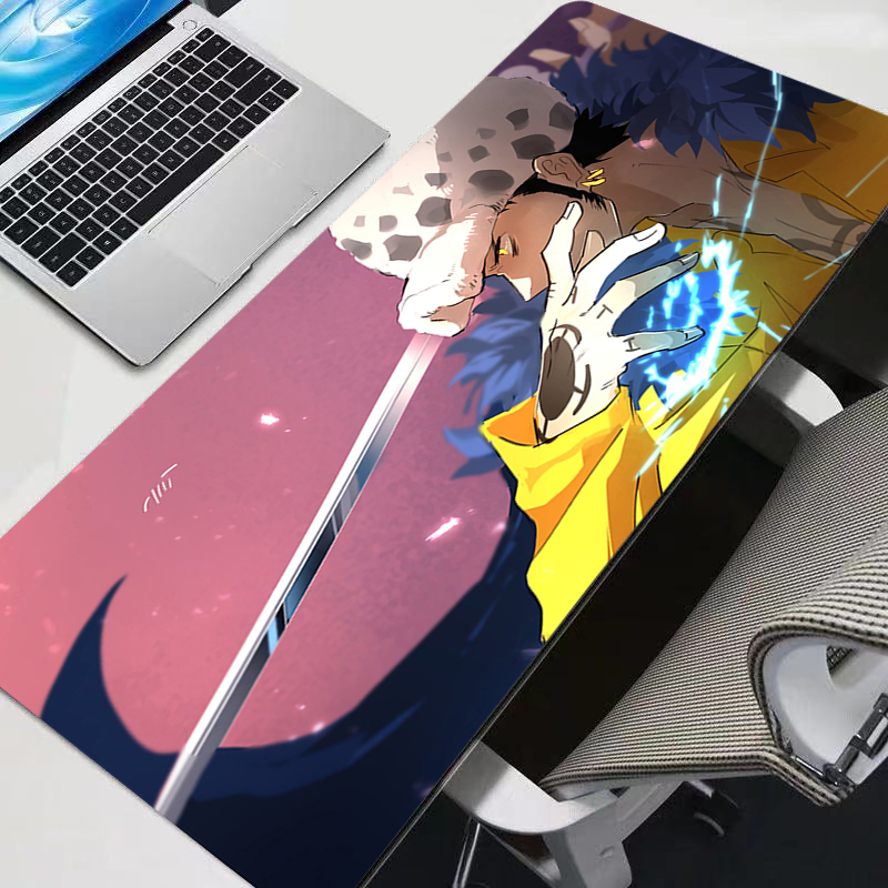 Gaming Keyboard Noise - แผ่นรองเมาส์ลายการ์ตูนน่ารัก สาวอนิเมะ สำหรับเกมเมอร์ แผ่นรองโต๊ะคอมพิวเตอร์ คีย์บอร์ด วันพีซ