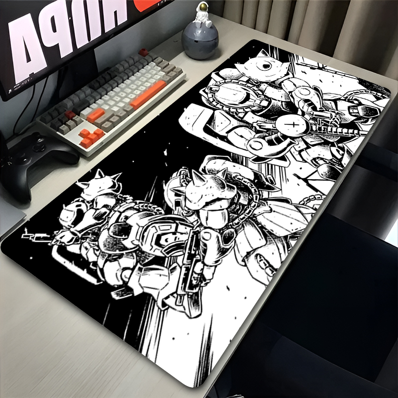 Gaming Keyboard Non Mechanical - แผ่นรองเมาส์สำหรับเล่นเกมอีสปอร์ต แผ่นรองเมาส์สำหรับเล่นเกม แผ่นรองคีย์บอร์ดอนิเมะ Mechanical Warrior G-gundam