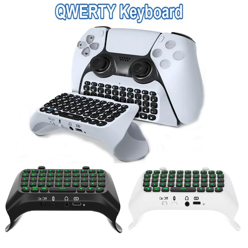 Gaming Keyboard Mini - สําหรับ Ps5 3.5 มม.คีย์บอร์ดไร้สาย 3.0 Controller