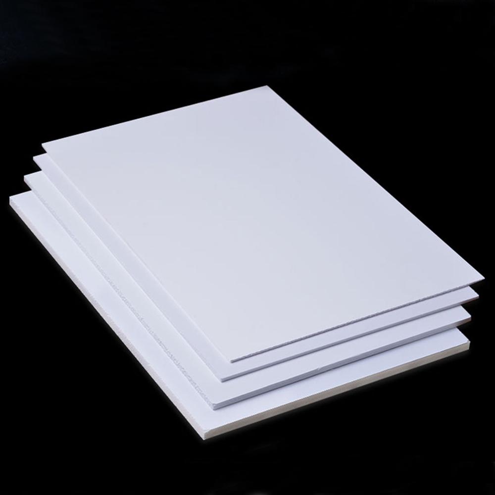 Pe Foam Sheet - 5 ชิ้น 100x200 มม. แผ่นพีวีซีพลาสติกแผ่นโมเดลสีขาวแผ่นโมเดล 0.2