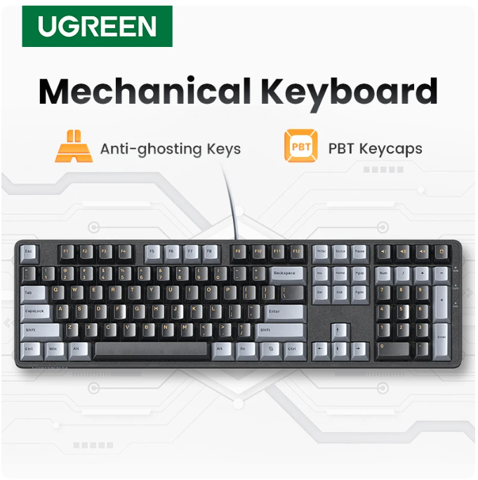 คีย์บอร์ดเกมมิ่งแบบมีสาย UGREE - Gaming Keyboard Mechanical บทวิจารณ์และราคา