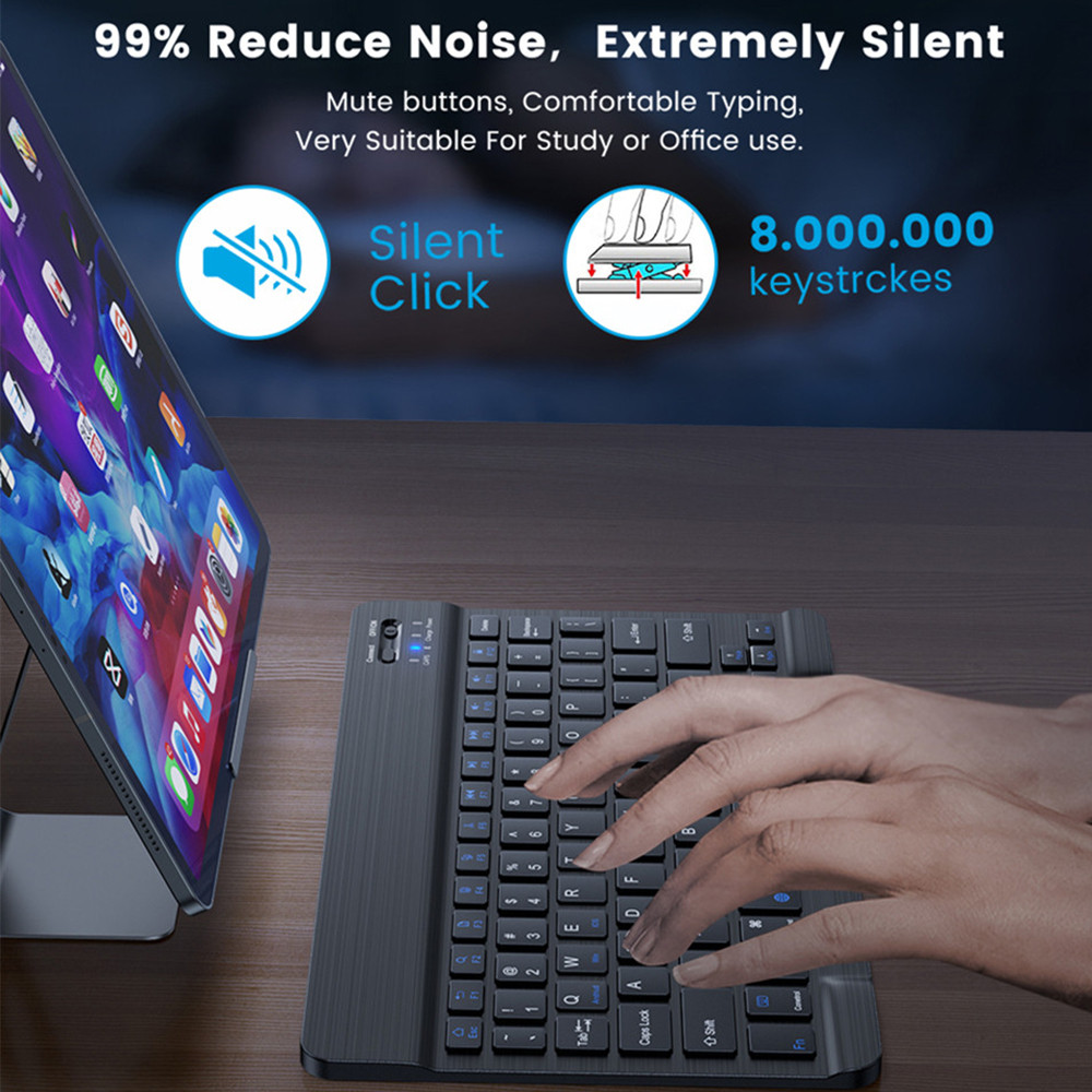 ใหม่ 2025 บลูทูธคีย์บอร์ดไร้สา - Gaming Keyboard Mouse Wireless บทวิจารณ์และราคา