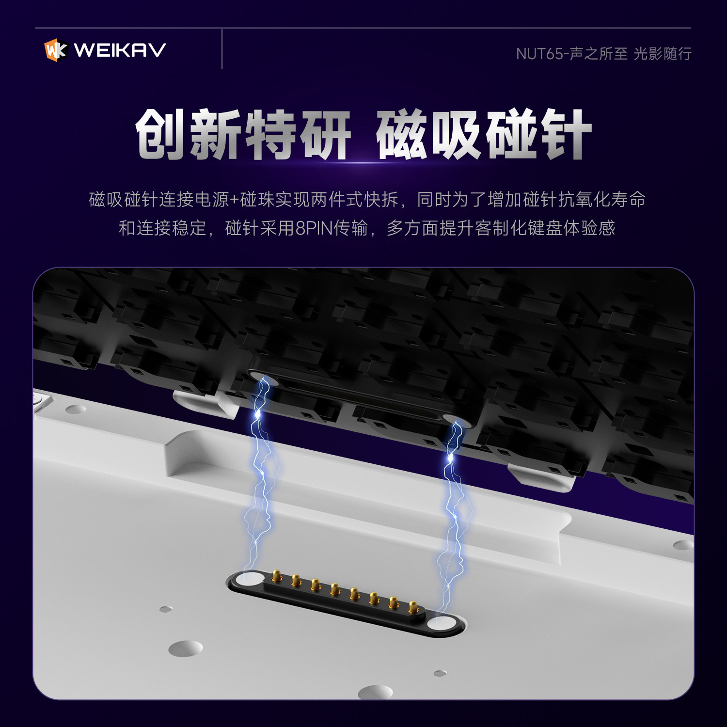 ใหม่วีคาฟ นัท 65 อลูมิเนียมคีย - Gaming Keyboard Mechanical บทวิจารณ์และราคา