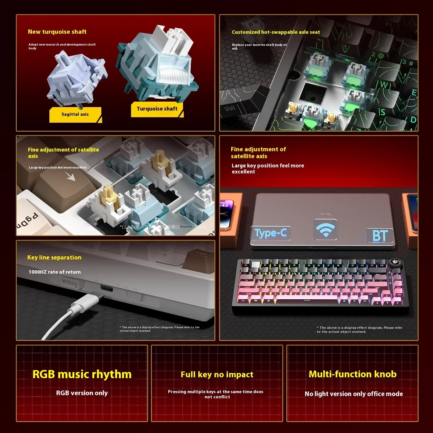 คีย์บอร์ดเกมมิ่งไร้สาย LEOBOG  - Gaming Keyboard Number Pad บทวิจารณ์และราคา