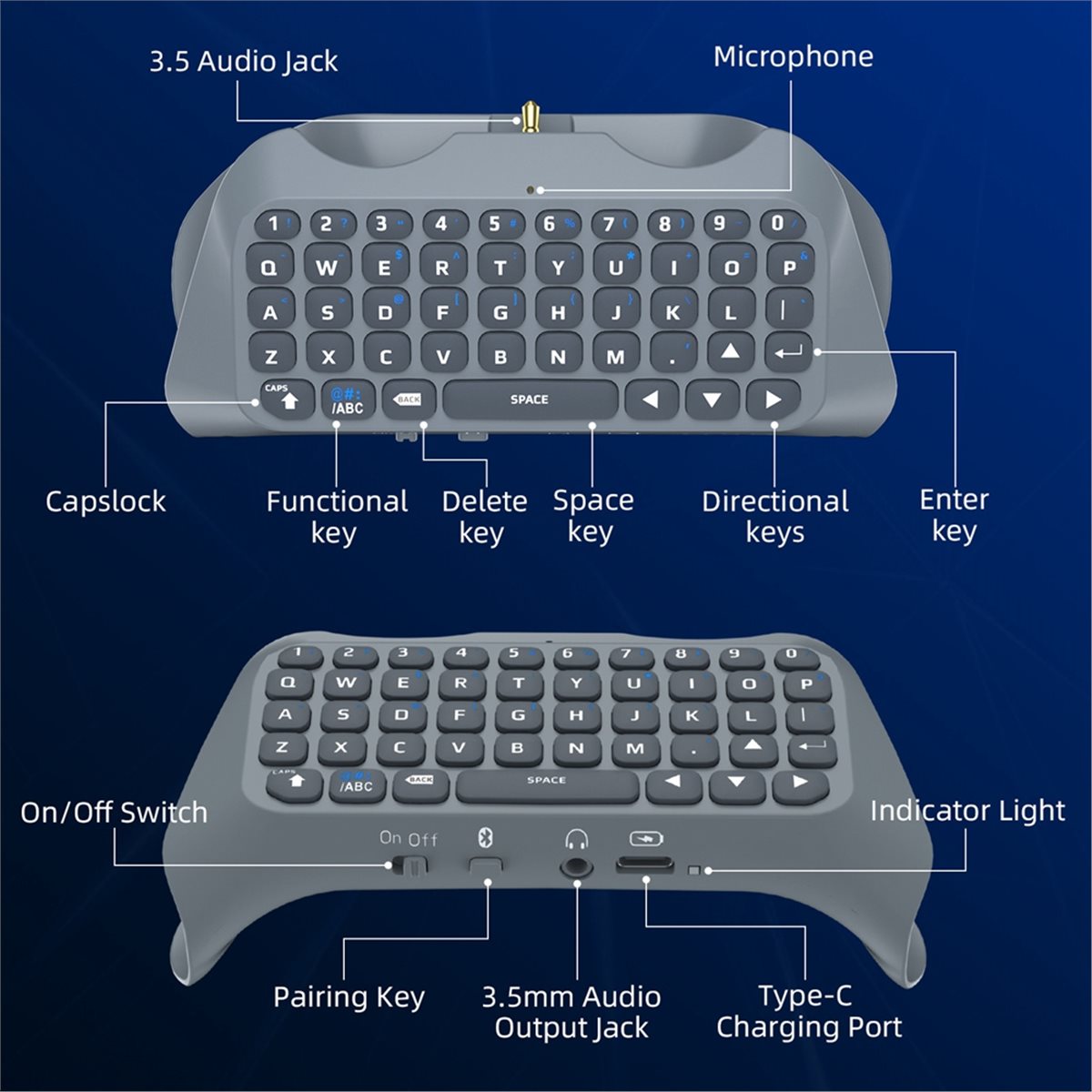 กู๊ดไอเดีย 3.5 มม.คีย์บอร์ดไร้ - Gaming Keyboard Mini บทวิจารณ์และราคา