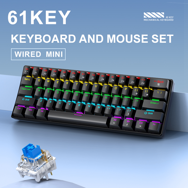 APAYADO K61 Mini Mechanical Ke - Gaming Keyboard Mini Mechanical บทวิจารณ์และราคา