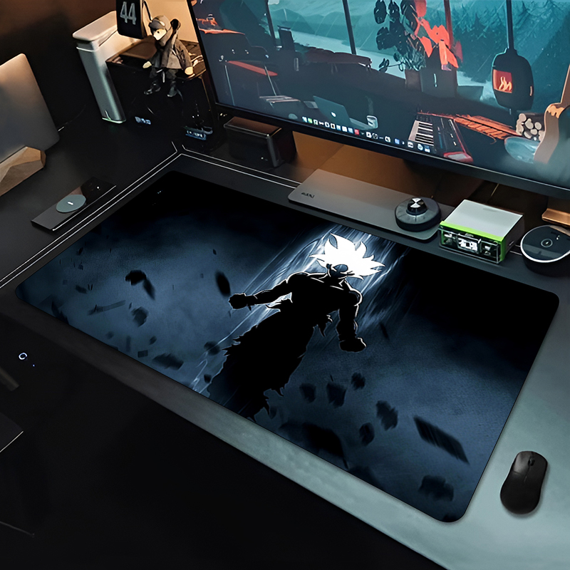 แผ่นรองเมาส์อนิเมะ DBZ สีดำ ลา - Gaming Keyboard Noise บทวิจารณ์และราคา