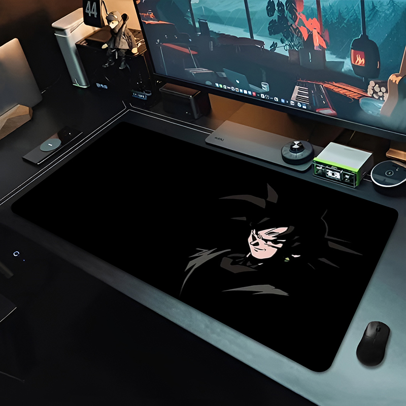 แผ่นรองเมาส์อนิเมะ DBZ สีดำ ลา - Gaming Keyboard Noise บทวิจารณ์และราคา