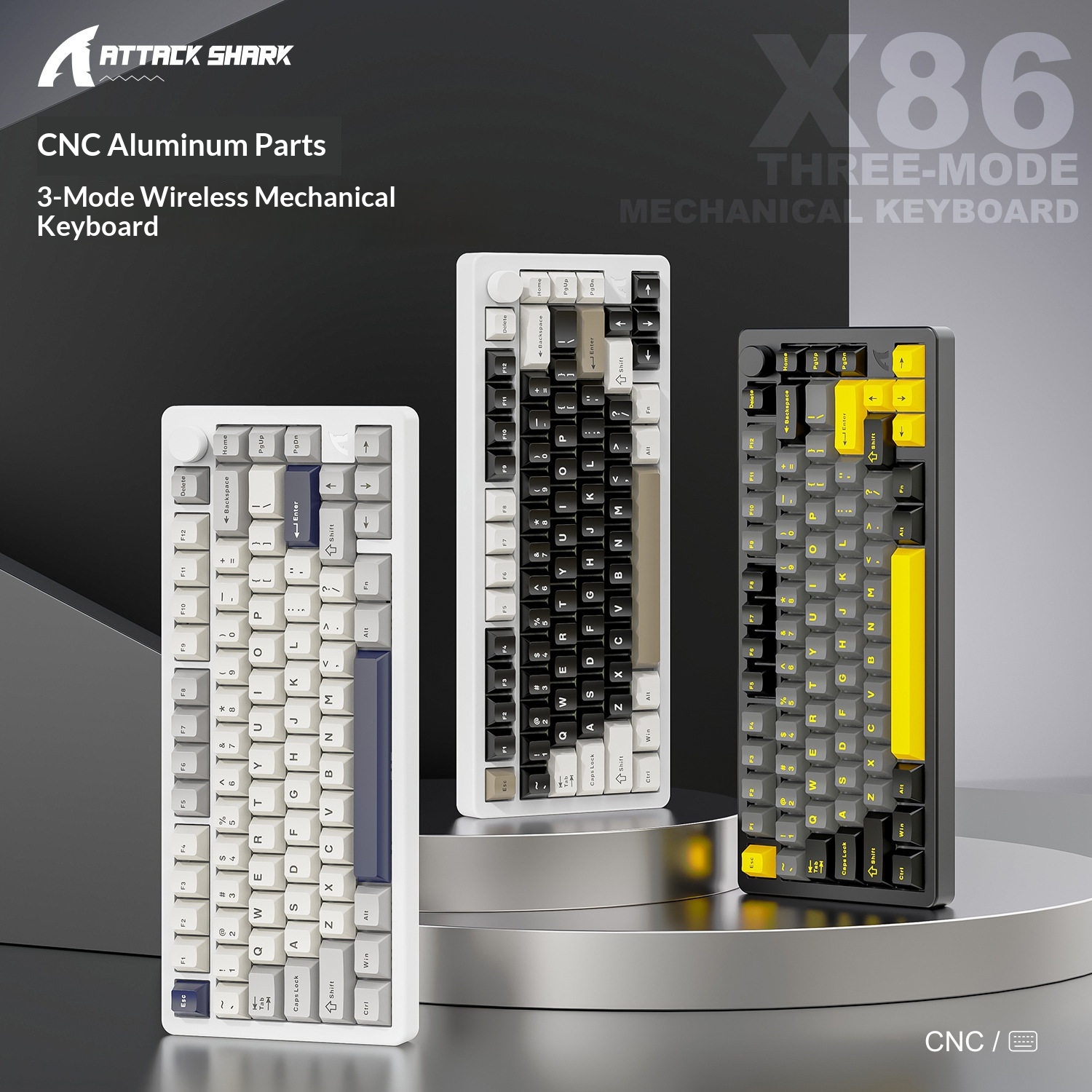 คีย์บอร์ดเกมมิ่ง Attack Shark  - Gaming Keyboard Mechanical Wireless บทวิจารณ์และราคา