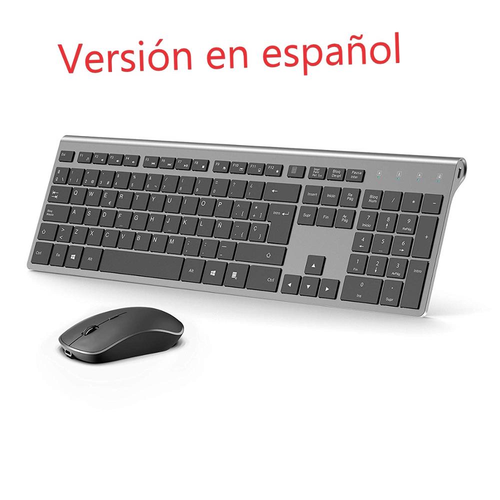ชุดแป้นพิมพ์และเมาส์ไร้สายแบบเ - Gaming Keyboard Mouse Wireless บทวิจารณ์และราคา