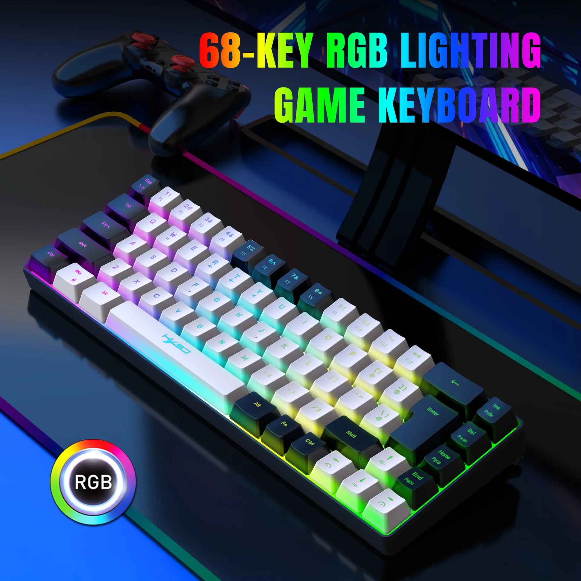 ชุดคีย์บอร์ดและเมาส์พร้อมไฟแบ็ - Gaming Keyboard Mouse And Headset Combo บทวิจารณ์และราคา