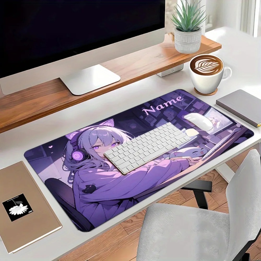 แผ่นรองโต๊ะขนาดใหญ่ลายสาวอนิเม - Gaming Keyboard Name บทวิจารณ์และราคา