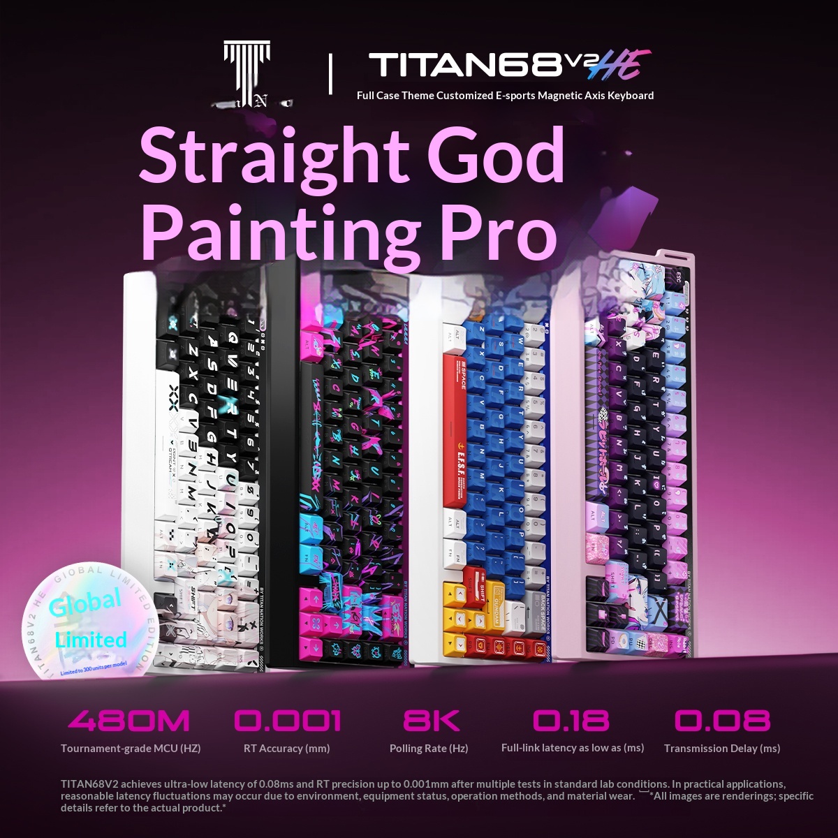 คีย์บอร์ด Titan Nation TITAN68 - Gaming Keyboard Mechanical Wireless บทวิจารณ์และราคา