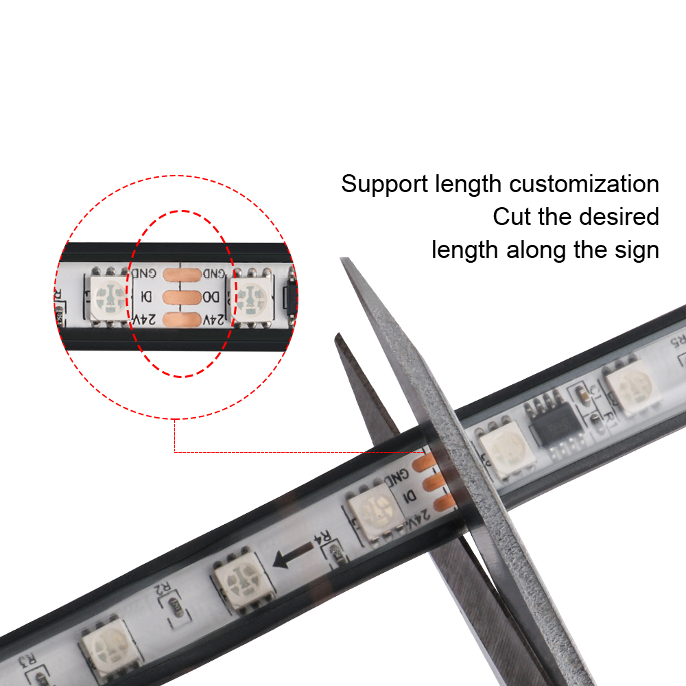 ไฟรถบรรทุก 12V/24V แถบไฟ LED R - Rgb Underglow Strip บทวิจารณ์และราคา