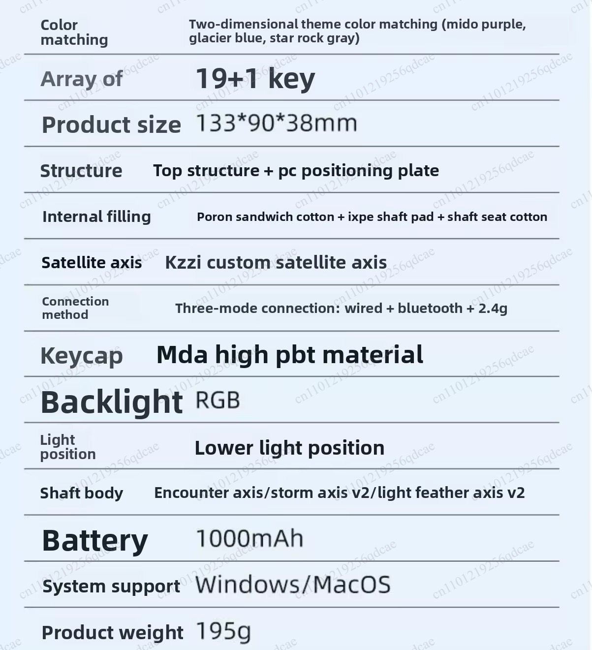 Kzzi K20 คีย์บอร์ดขนาดเล็ก สาม - Gaming Keyboard Mini Mechanical บทวิจารณ์และราคา