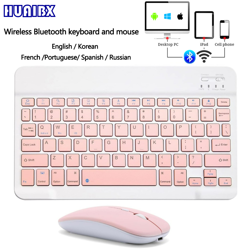 10 นิ้วคีย์บอร์ดไร้สายบลูทูธมิ - Gaming Keyboard Mouse Wireless บทวิจารณ์และราคา