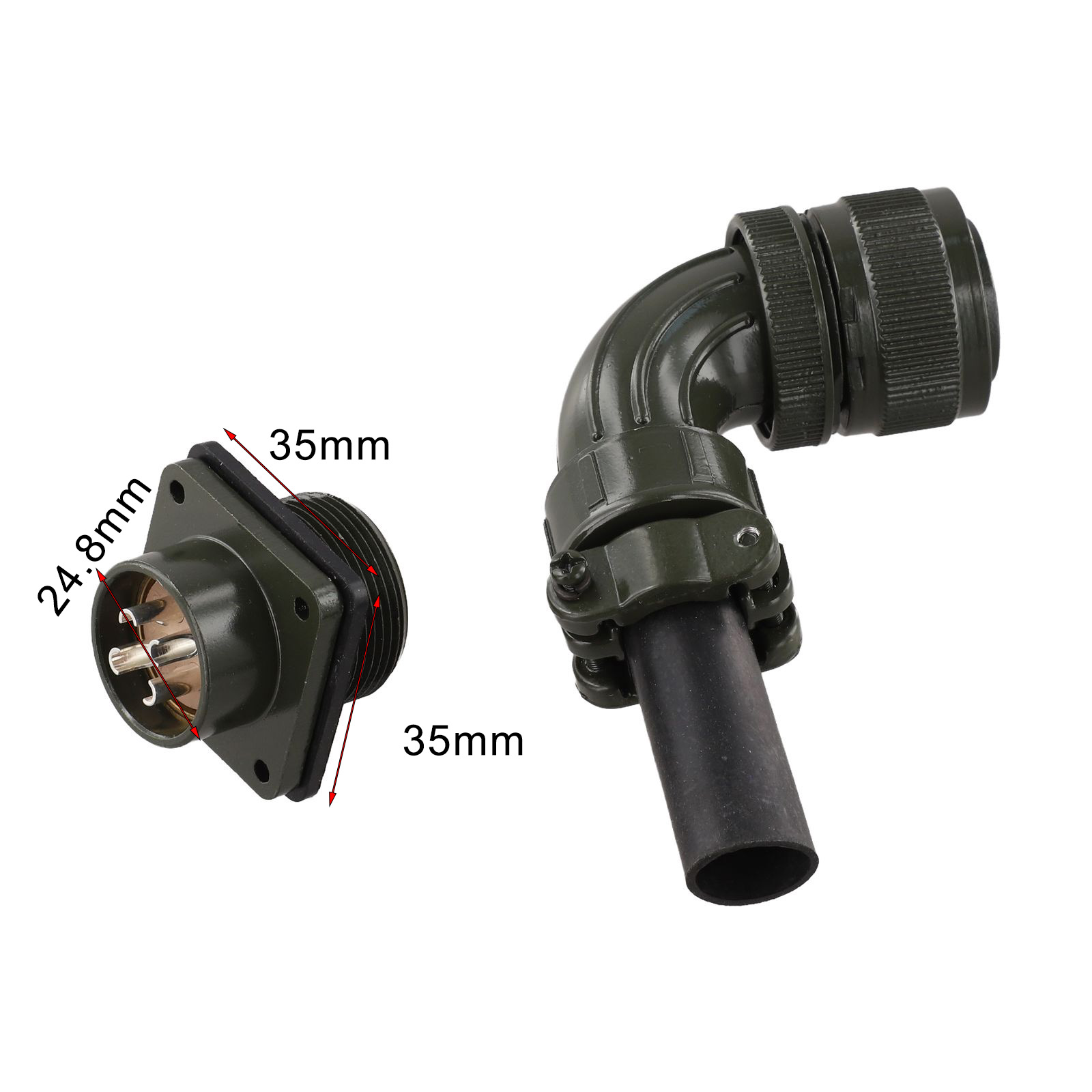 ขั้วต่อ 90 องศา ขั้วต่อ 4 พิน  - Aviator Connector Kit บทวิจารณ์และราคา