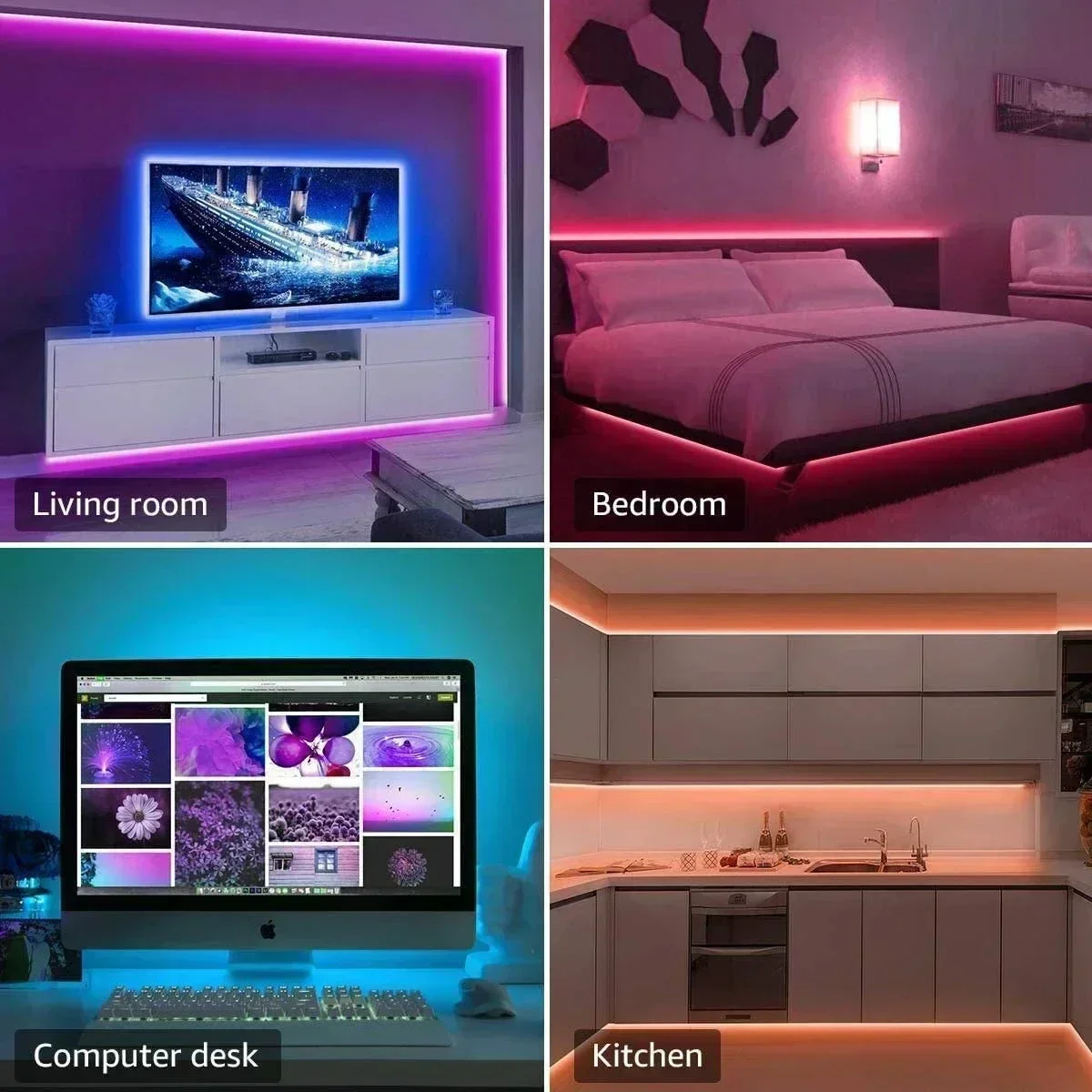 ไฟ LED RGB อัจฉริยะสำหรับเล่นเ - Rgb Underglow Strip บทวิจารณ์และราคา