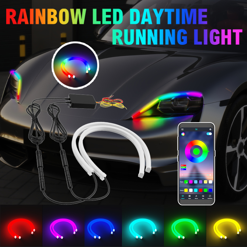 ไฟเดย์ไลท์ LED สำหรับรถยนต์ 2  - Rgb Underglow Strip บทวิจารณ์และราคา