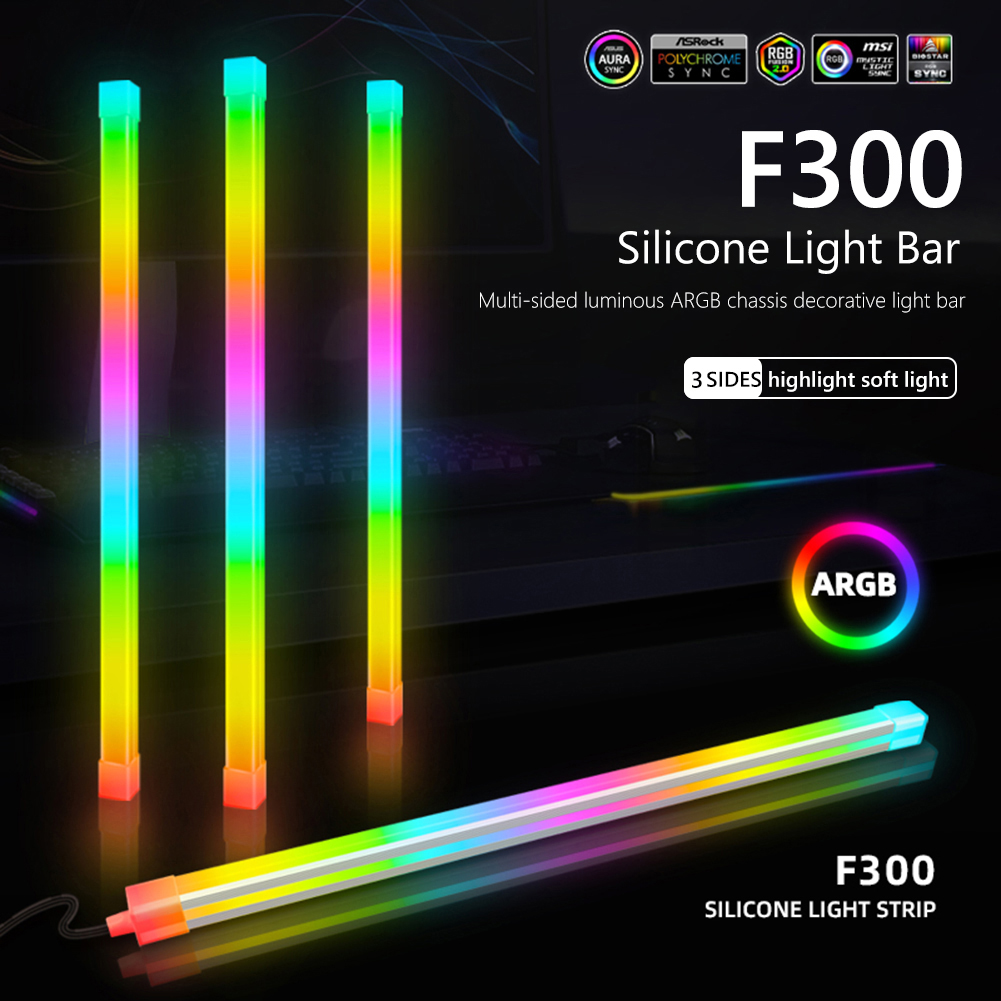 1/2PCS COOLMOON 30ซม.อะลูมินัม - Rgb Underglow Strip บทวิจารณ์และราคา