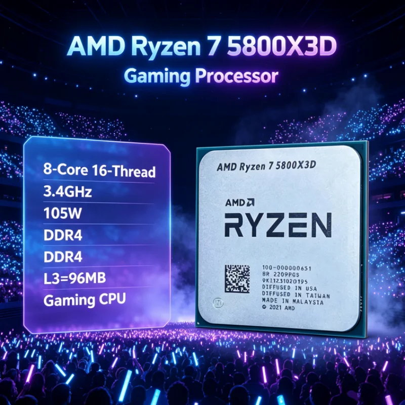 AMD R7 5800X3D 96 MB โปรเซสเซอ - Amd Cpu Ryzen 7 บทวิจารณ์และราคา