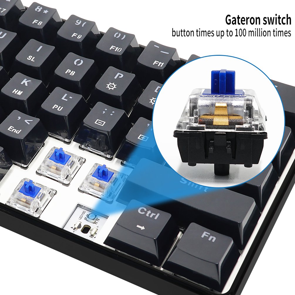 SKYLOONG GK61 Mini แบบพกพา 60% - Gaming Keyboard Mechanical Wireless บทวิจารณ์และราคา