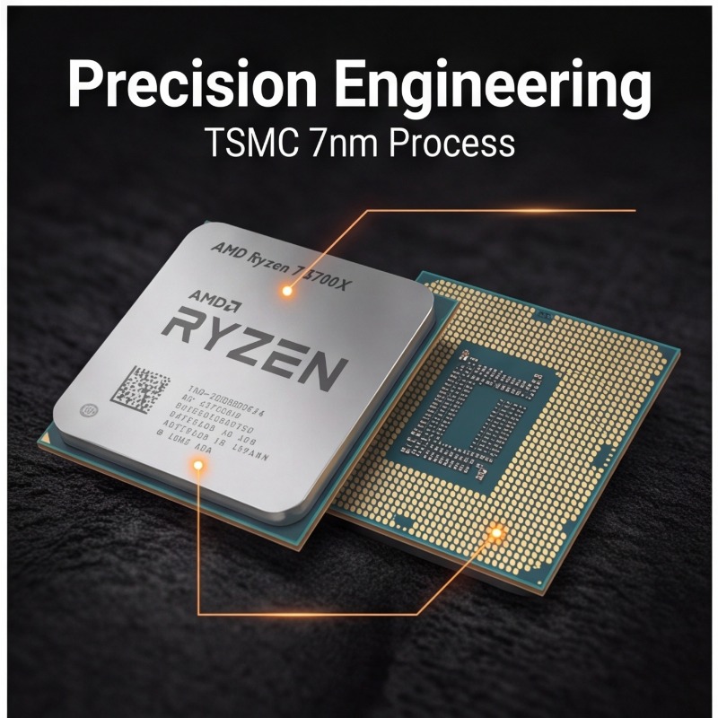 ซีพียู AMD Ryzen 7 5700X 65W T - Amd Cpu Ryzen 7 บทวิจารณ์และราคา