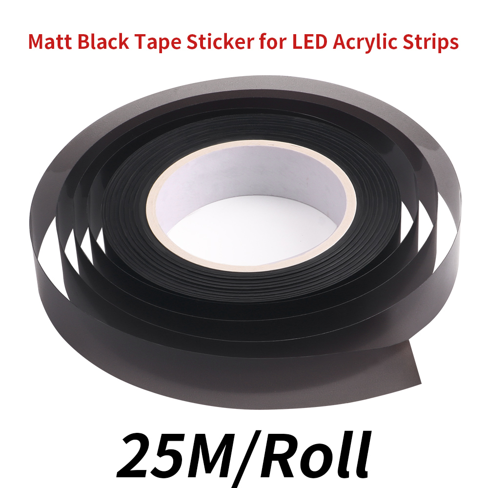 25เมตร/ม้วนเทปสติ๊กเกอร์สีดำด้ - Rgb Underglow Strip บทวิจารณ์และราคา