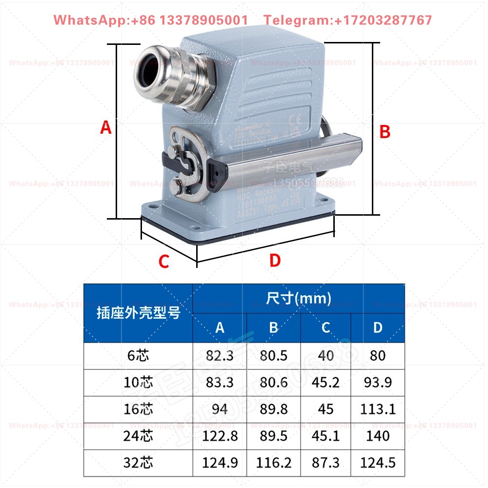 ขั้วต่อแบบ Heavy Duty รุ่น HE- - Aviator Connector Kit บทวิจารณ์และราคา