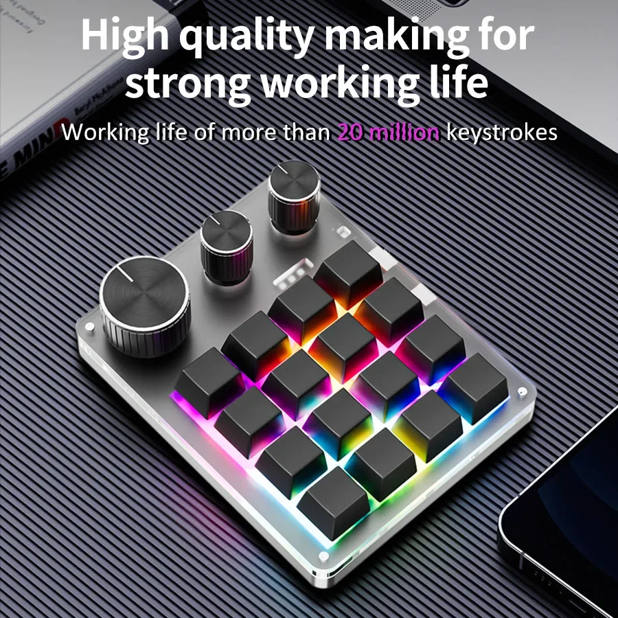 คีย์บอร์ดเกมมิ่ง RGB ไร้สาย บล - Gaming Keyboard Mini Mechanical บทวิจารณ์และราคา