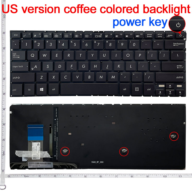 คีย์บอร์ดสีดำสำหรับแล็ปท็อป AS - Gaming Keyboard Backlit บทวิจารณ์และราคา