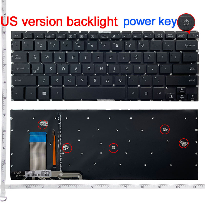 คีย์บอร์ดสีดำสำหรับแล็ปท็อป AS - Gaming Keyboard Backlit บทวิจารณ์และราคา