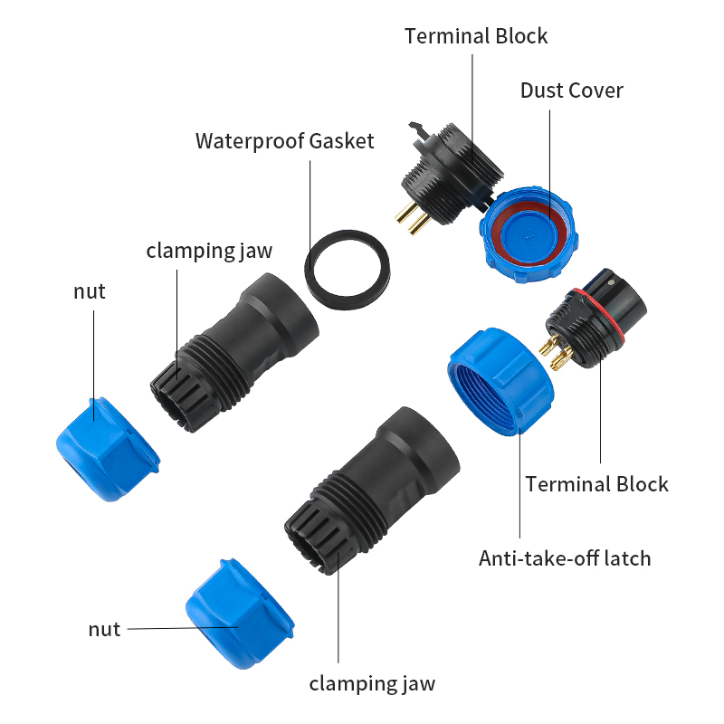 JINH 1/5 ชิ้นขั้วต่อสกรู SP17  - Aviator Connector Kit บทวิจารณ์และราคา