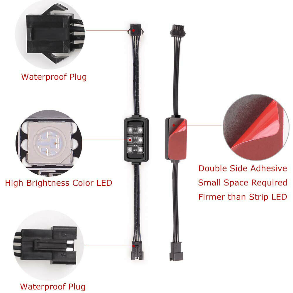 Niscardaรถจักรยานยนต์RGB LEDสม - Rgb Underglow Strip บทวิจารณ์และราคา