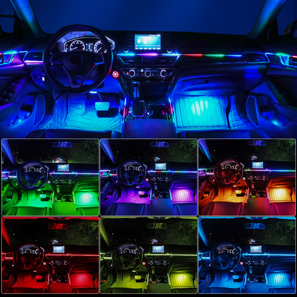 Universal LED รถ Ambient Light - Rgb Underglow Strip บทวิจารณ์และราคา