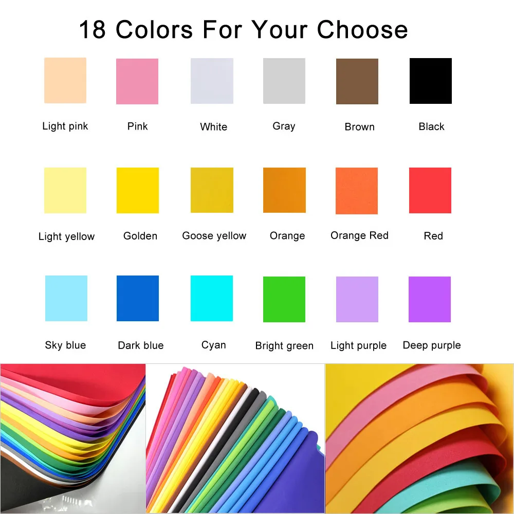 1/18 ชิ้น 1 มม.แผ่นโฟม EVA สีส - Pe Foam Sheet บทวิจารณ์และราคา
